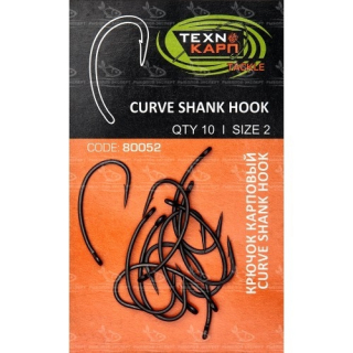Гачки Texnokarp "Curve Shank hook" №4