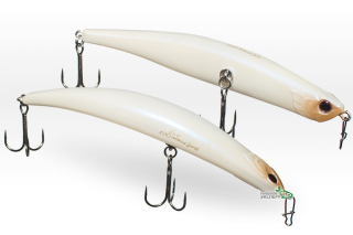 Воблер O.S.P Bent Minnow 130F 20г - P83 Ghost Pearl