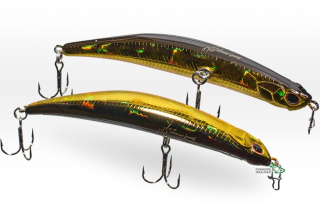 Воблер O.S.P Bent Minnow 86F 5,9г - H04 Crystal Gold