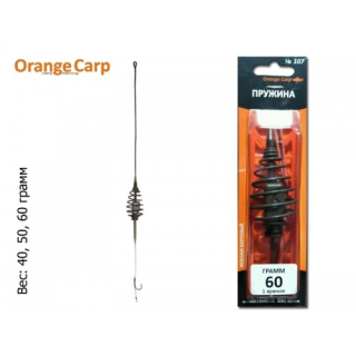 Монтаж Orange Carp "Пружина" (1 гачок, #4, волосся) 40г