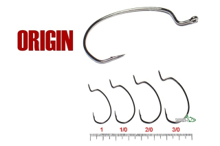 Крючки Origin оффсетные B-51BC size 1/0