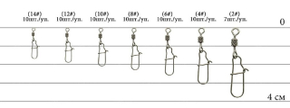 Вертлюг с застежкой Select SF0035