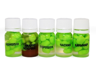 Силиконовая кукуруза Контрабас плавающая в дипе зеленая