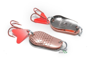 Блешня Spinnex Pike Acustic 8,0г мідь/чорний нікель