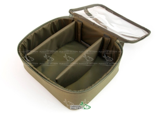 Сумка Shaptala (ПП3Х) 30х25х10 с перегородками с прозрачной крышкой хаки