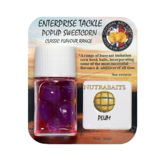 Кукуруза искусственная Enterprise Tackle Pop-Up Sweetcorn - Nutrabaits Plum