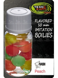 Насадка силіконова Technocarp Flavored Imitation Boilies 10мм - Peach NASH