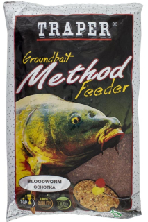 Прикормка Traper Method Feeder 750г Bloodworm (Мотиль)