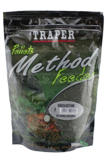 Пеллетс Traper Method Feeder 2мм 500г - Betaine Green (бетаин)