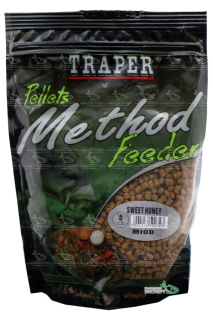 Пеллетс Traper Method Feeder 4мм 500г Honey (Мед)