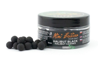 Бойлы Traper Mini Boilies Method Feeder Ø9мм Halibut Black