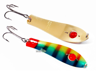 Блесна Kuusamo Professor 3 with bead 75мм 12г - BLU/GR-B