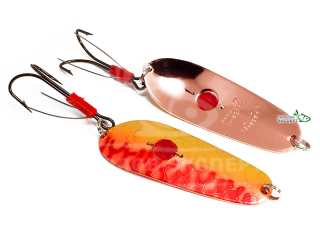 Блесна Kuusamo Rasanen with bead, weedless 70мм 20г - FYe/FR-C