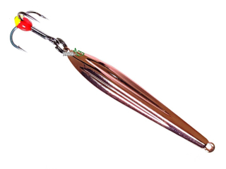 Блешня зимова Lucky John Fin Blade, ланцюжок з трійником, 40мм 2,4г - C