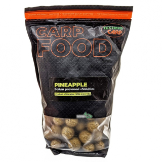 Бойли Technocarp Soluble Boilies - Pineapple (Ананас) 24мм 1кг