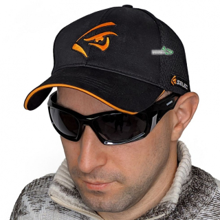 Кепка Select оранжеве лого (black)