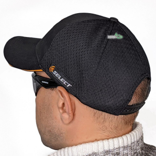 Кепка Select оранжеве лого (black)