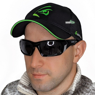 Кепка Select зеленое лого (black)