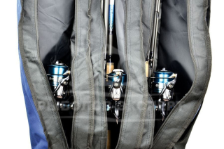Чохол Carp Zoom фідерний Triple Rodbag 150x20x30см для 3-х вудилищ з котушками (CZ4441)