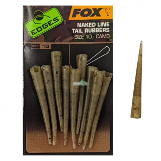 Конус для безпечної кліпси Fox Edges Camo Naked Line tail rubbers size10, 10шт (CAC777)