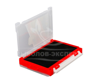 Коробка Meiho Run Gun Case 3010W-1 clear/red 205×145×40 мм
