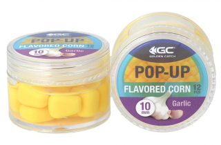 Кукурудза в дипі GC G. Carp Pop-Up Flavored Corn 10мм - Garlic (часник) 12шт