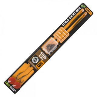 Повідці готові Fox Edges Curve Curve Short Rigs Brown - №08/15lb (2шт/уп)