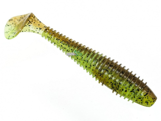 Силікон Keitech Swing Impact FAT 3,3" - 401 Green Pumpkin/Chartreuse