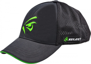 Кепка Select зеленое лого (black)