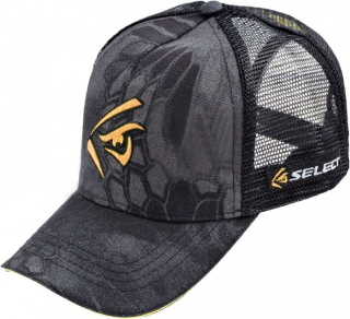 Кепка Select оранжевое лого (Pattern black)