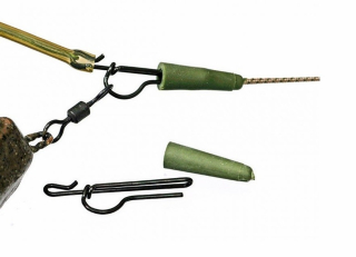 Клипса Technocarp Full Metal Lead Clip безопасная, цельнометаллическая (5шт/уп)