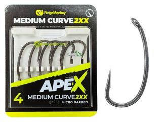 Гачки Ridge Monkey Ape-X Medium Curve 2XX Barbed №06