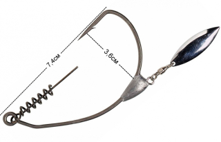 Крючки Savage Gear Weedlees EWG Hooks 4,0г 8/0