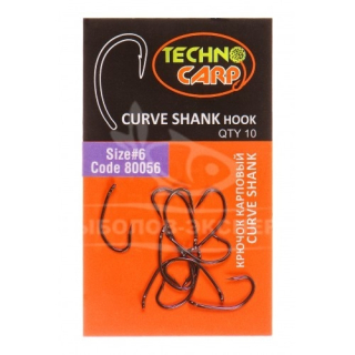 Гачки Technocarp "Curve Shank hook" №2 (10шт/уп)