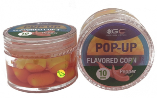 Кукурудза в дипі GC G.Carp Pop-Up Flavored Corn 10мм - Pepper (перець) 12шт