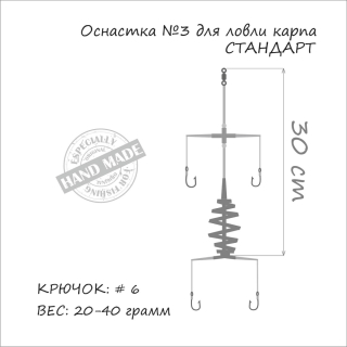 Оснащення Orange №03 Spring для лову коропа