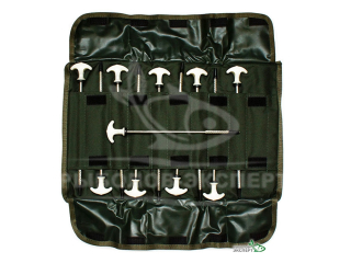 Набор штормовых кольев Traper Fluo Bivy Pegs (10шт/уп)