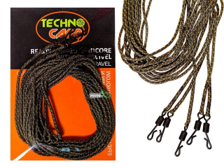 Набор Technocarp Петли-Лидкор c б/с вертлюгом Gravel 45lb 90см (5шт/уп)