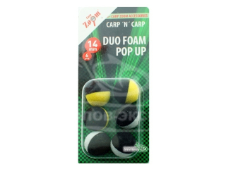 Насадка Carp Zoom плавающая Duo Foam Pop Up Yellow 14мм