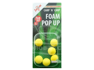 Насадка Carp Zoom плавающая Foam Pop Up Yellow 10мм