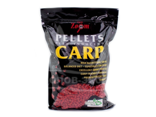 Пеллетс Carp Zoom Flavoured Pellets 6,0мм 800г Red Strawberry (Полуниця)