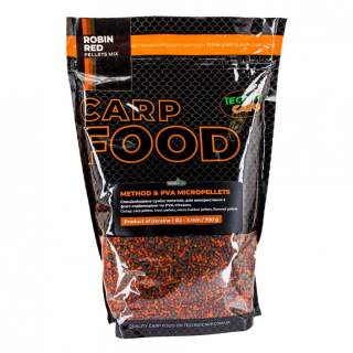 Пеллетс Technocarp Method/PVA Micropellets Robin Red Mix 700г
