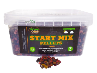 Пеллетс Technocarp Start Pellets MIX 4-6мм (холодная вода) 2кг