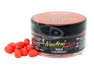 Пеллетс Traper Soft Pellets Fluo Neutral Method Feeder 6мм 50г Red