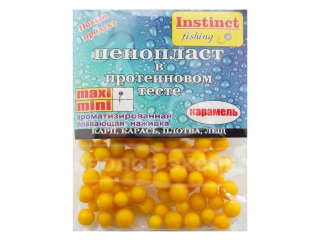 Пенопласт в протеиновом тесте "Instinct" maxi карамель