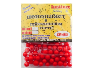 Пенопласт в протеиновом тесте "Instinct" maxi слива