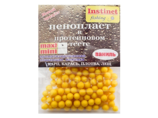 Пенопласт в протеиновом тесте "Instinct" maxi ваниль