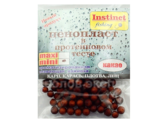 Пенопласт в протеиновом тесте "Instinct" mini какао