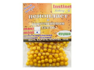 Пенопласт в протеиновом тесте "Instinct" mini груша