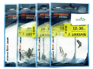 Поводок UKRSPIN Orange Spinning "Флюорокарбон" Sunline